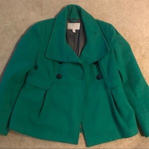 Green winter coat Size S